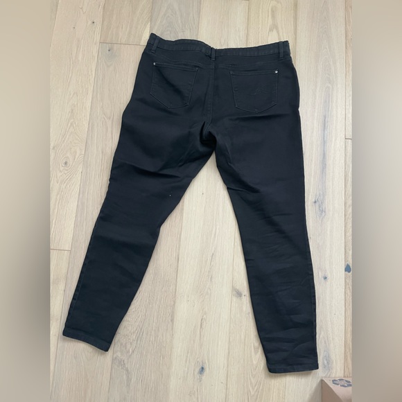 R Jeans super stretchy black skinny jean size 34 - Picture 2 of 5